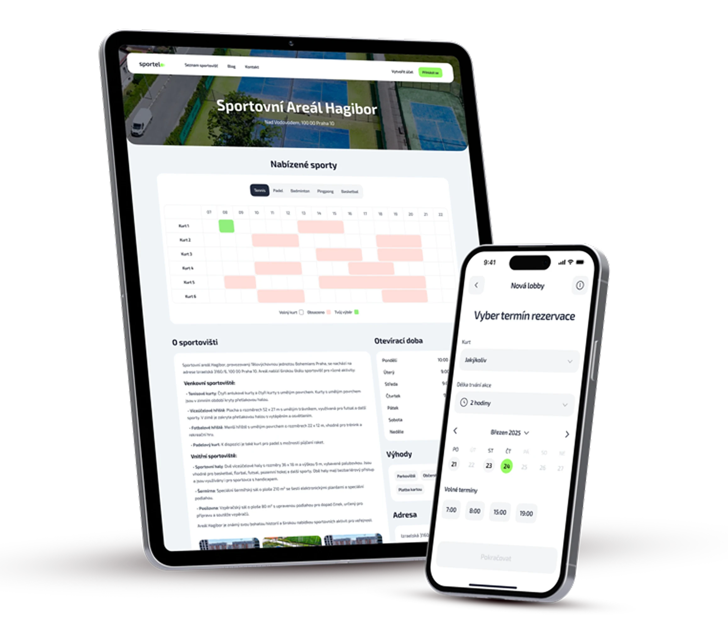 Tablet and Mobile